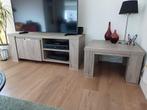 TV meubel grijs + bijzettafel, Huis en Inrichting, Kasten | Televisiemeubels, Minder dan 100 cm, 25 tot 50 cm, 100 tot 150 cm