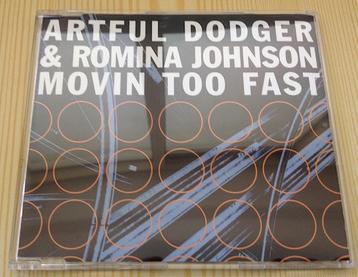 CD Single Artful Dodger and Romina Johnson - Movin Too Fast beschikbaar voor biedingen