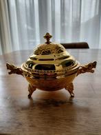 Metalen Chinese Goudkleurige Draken Pot, Ophalen of Verzenden