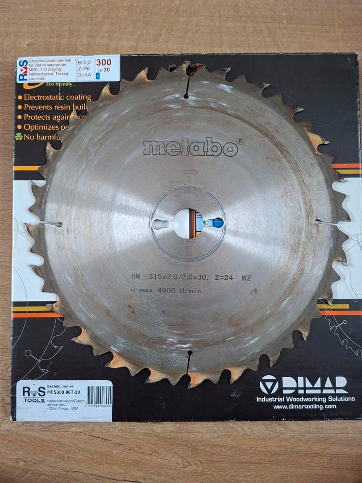 Metabo Zaagblad, Doe-het-zelf en Verbouw, Gereedschap | Zaagmachines, Gebruikt, Cirkelzaag, 1200 watt of meer, 70 mm of meer, Ophalen of Verzenden