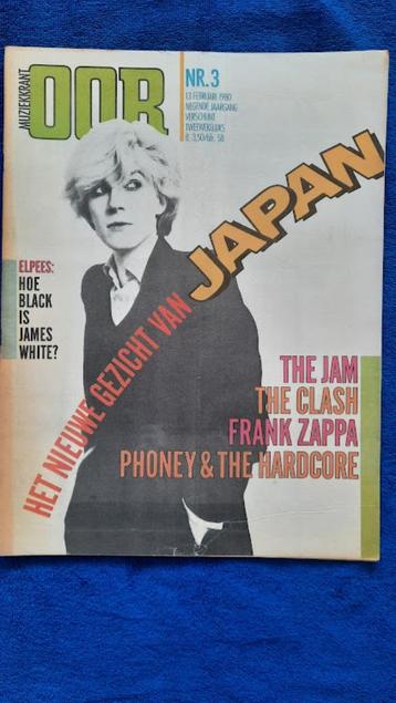 OOR 3-1980 Japan The Jam Frank Zappa The Clash Phoney & the beschikbaar voor biedingen
