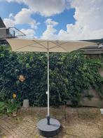 Parasol TVETÖ IKEA, met beschermhoes en parasolvoet, Tuin en Terras, Parasols, Ophalen, Kantelbaar, Zo goed als nieuw, Parasolvoet