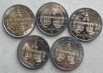 Duitsland 2016 Zwinger van Dresden Sachen letters a/d/f/g/j, Ophalen, Duitsland, 2 euro