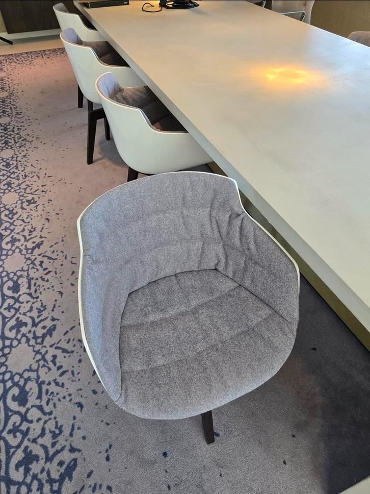 9 stuks Gave Mdf Italia Flow Slim Designer Stoelen, Huis en Inrichting, Stoelen, Gebruikt, Vijf, Zes of meer stoelen, Hout, Kunststof