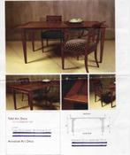 Eethoek Art Deco, Huis en Inrichting, Tafels | Eettafels, Ophalen, Gebruikt, 50 tot 100 cm, 150 tot 200 cm