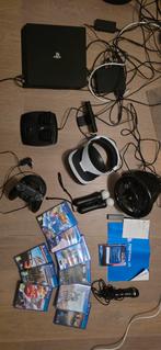 PlayStation PS4 Pro 1TB VR Pakket met Racestuur, Games ect., Ophalen, Online, Gebruikt, Overige genres