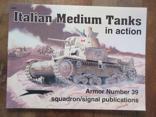 Italian Medium Tanks in Action Squadron signal, Boeken, Oorlog en Militair, Gelezen, Tweede Wereldoorlog, Ophalen of Verzenden