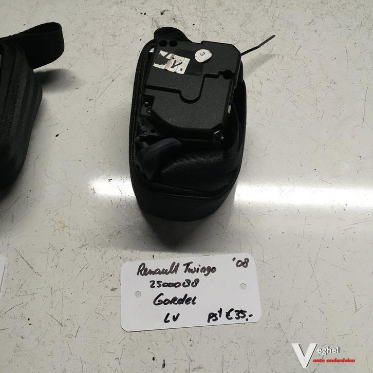 Renault Twingo 1.2 B 3drs 2008 2500088    Gordel Linksvoor o, Auto-onderdelen, Interieur en Bekleding, Gebruikt, Ophalen of Verzenden