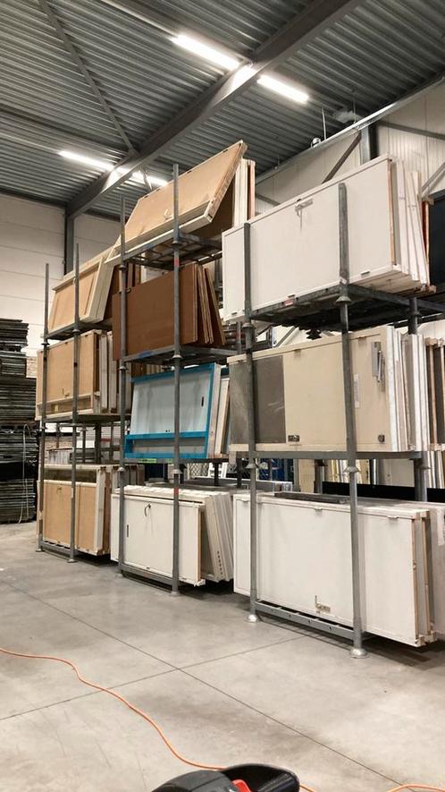 Binnendeuren | met kozijn | massief | gebruikt | dubbele, Doe-het-zelf en Verbouw, Deuren en Horren, Zo goed als nieuw, Binnendeur