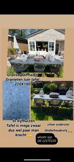 GRATIS. GRANIETEN tafel, Ophalen of Verzenden, Zo goed als nieuw