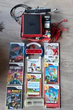 Nintendo Wii Mini Rood Zwart - Zeer Goede Staat, Spelcomputers en Games, Games | Nintendo Wii, Overige genres, Eén computer, Ophalen of Verzenden