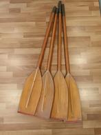 Vintage houten peddels, Ophalen, Dubbelbladige peddel