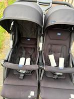 Dubbele Kinderwagen - Oppaswagen, Gebruikt, Duowagen, Ophalen of Verzenden, Kinderwagen