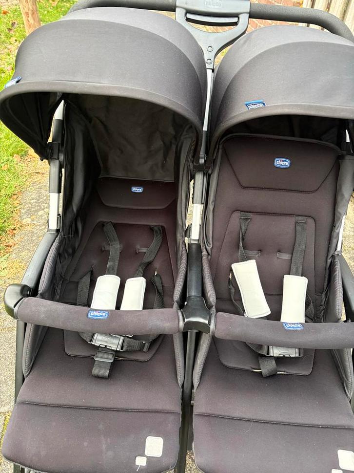 Dubbele Kinderwagen - Oppaswagen, Kinderen en Baby's, Kinderwagens en Combinaties, Gebruikt, Kinderwagen, Overige merken, Duowagen