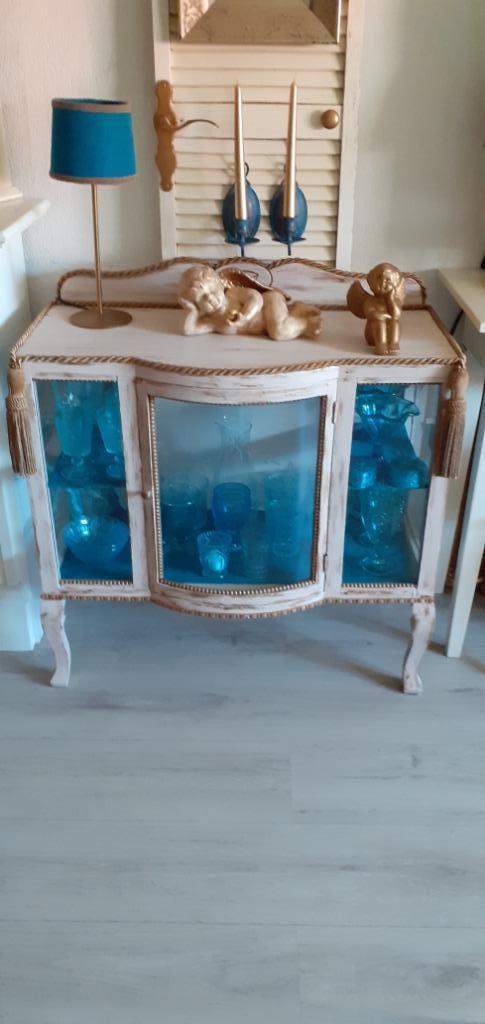 Nostalgie, Huis en Inrichting, Kasten | Vitrinekasten, Gebruikt, Minder dan 100 cm, 25 tot 50 cm, Eikenhout, Ophalen