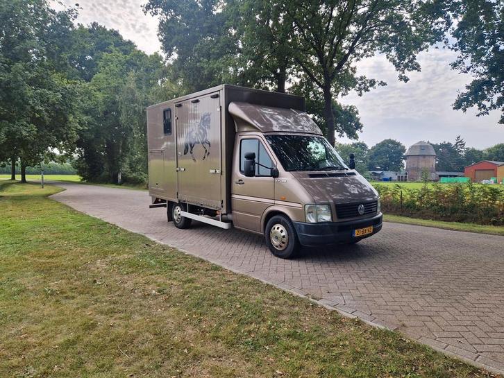 Volkswagen Lt 35 paardenwagen 2-paards roelofsen, zeer nette, Auto's, Bestelauto's, Bedrijf, Te koop, Airconditioning, Trekhaak