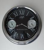 Riviera maison klok rm, Ophalen of Verzenden, Zo goed als nieuw, Analoog, Wandklok