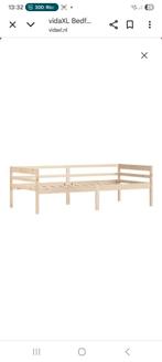 Houten bed 1 persoon NIEUW, Ophalen, Eenpersoons, Nieuw, Minder dan 160 cm