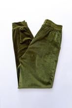 Mosgroene Velvet Joggingbroek Maat XS, Ophalen of Verzenden, Maat 34 (XS) of kleiner, Lang, Gedragen