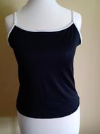 Zwart Wit Spaghetti Topje van Promod Maat S/M, Zwart, Zo goed als nieuw, Promod, Ophalen of Verzenden