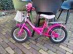 Fiets meisje 12,5 inch evt met zijwieltjes, Ophalen, Zijwieltjes, Gebruikt, Corvino