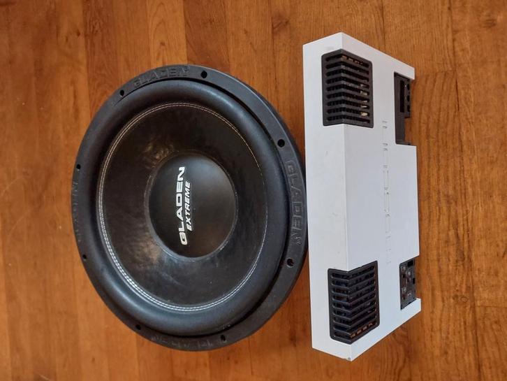Mosconi AS 200.2 & Gladen SQX 15 Extreme, Auto diversen, Autospeakers, Gebruikt, Ophalen of Verzenden