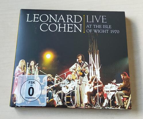 Leonard Cohen - Live At The Isle Of Wight 1970 CD + DVD, Cd's en Dvd's, Cd's | Pop, Zo goed als nieuw, 1960 tot 1980, Ophalen of Verzenden
