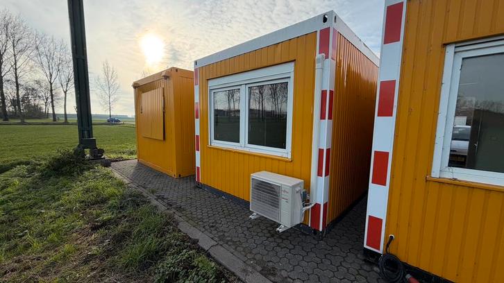 Kantoorunit zeer goede staat + AIRCO!, Doe-het-zelf en Verbouw, Bouwketen en Schaftketen, Zo goed als nieuw, Ophalen