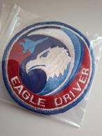 USAF F-15 Eagle Driver patch, Ophalen of Verzenden, Zo goed als nieuw, Patch, Badge of Embleem