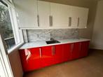 Nette IKEA keuken + oven en gasstel, Huis en Inrichting, Keuken | Complete keukens, Ophalen, Dubbelwandige keuken, Kunststof, Rood