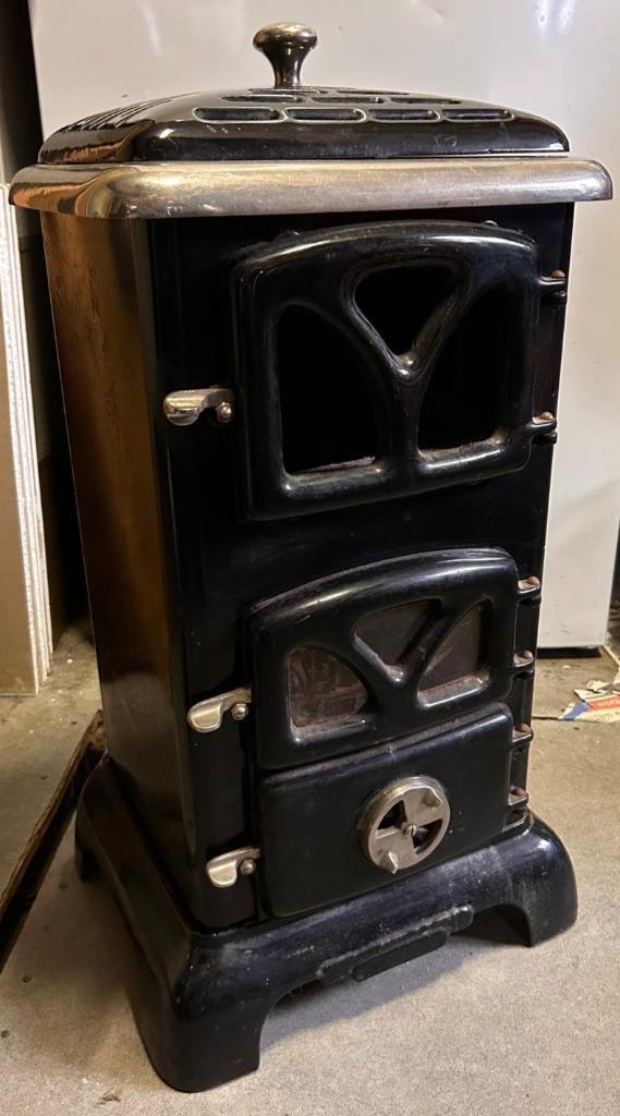 Potkachel merk Delta 88, Huis en Inrichting, Kachels, Gebruikt, Vrijstaand, Potkachel, Overige brandstoffen, Ophalen