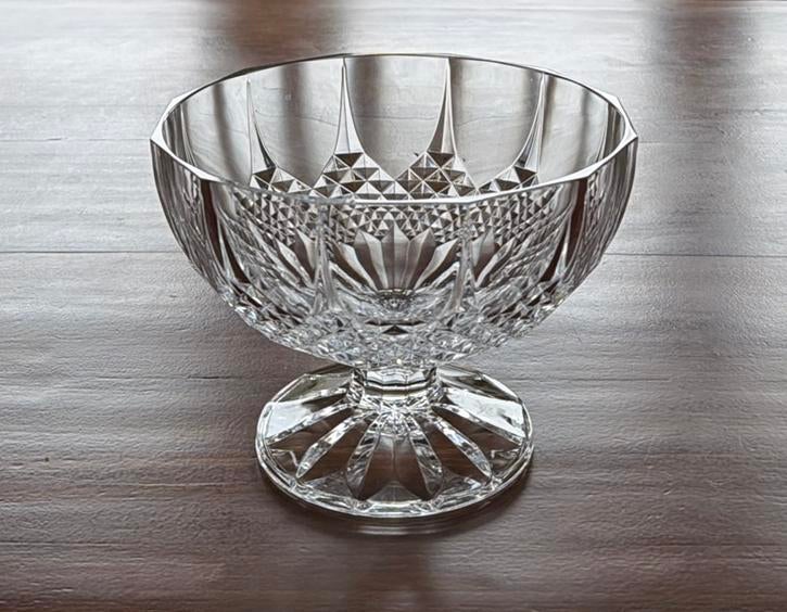 Cristal d’Arques Longchamp voetkom, Antiek en Kunst, Antiek | Glas en Kristal, Ophalen of Verzenden