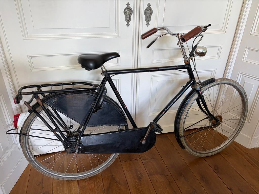 Gazelle tour populair 61cm 3v trommelrem. Remstangen kapot, Fietsen en Brommers, Ophalen, Gebruikt, Versnellingen, 57 tot 61 cm