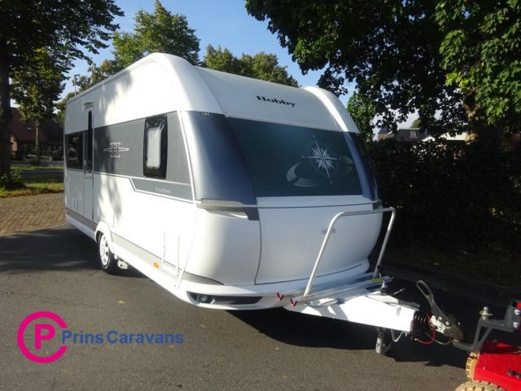 Hobby Excellent 495 UFE Met Mover en Airco, Caravans en Kamperen, Hobby, Bedrijf, Schokbreker, Tot en met 4