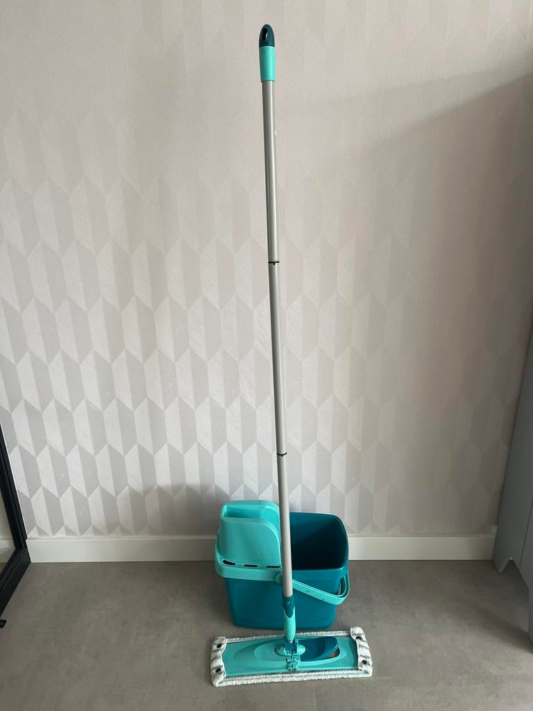 Leifheit dweil met emmer, Huis en Inrichting, Schoonmaakartikelen, Ophalen, Mop of Dweil