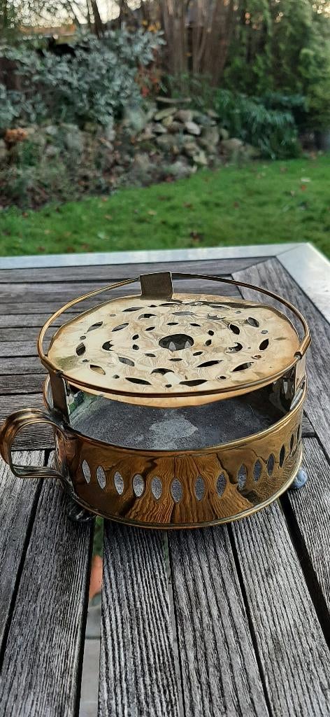 Koperen theelicht / warmhouder, Ophalen of Verzenden, Koper