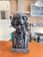 Gips buste Ludwig von Beethoven - marmeren onderstuk, Ophalen
