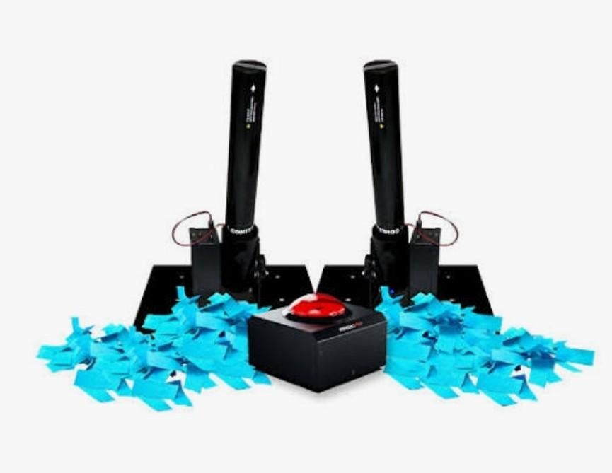 Confetti canonnen te huur, Ophalen, ., Zo goed als nieuw, .