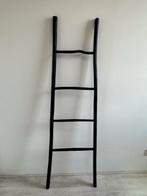 Zwart geverfde houten trapje, Huis en Inrichting, Ophalen, Gebruikt