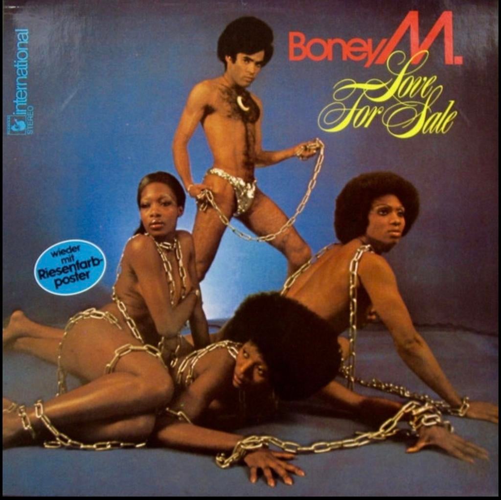 Gaaf LP album Love for Sale Boney M met zelzame hoes AKTIE!, Ophalen of Verzenden, Zo goed als nieuw, 12 inch