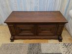 Vintage Houten Opbergkist/ tv meubel, Huis en Inrichting, Ophalen, Gebruikt, 100 tot 150 cm, 50 tot 75 cm