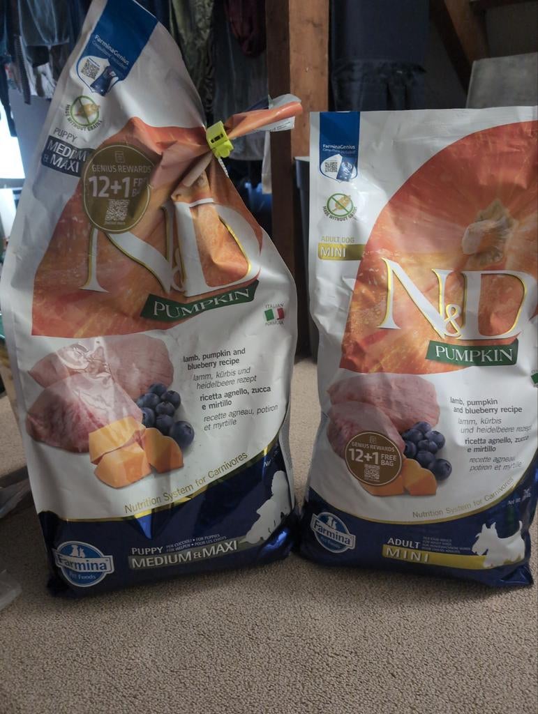 Hondenbrokken N&D farmina pumpkin, Dieren en Toebehoren, Dierenvoeding, Ophalen, Hond