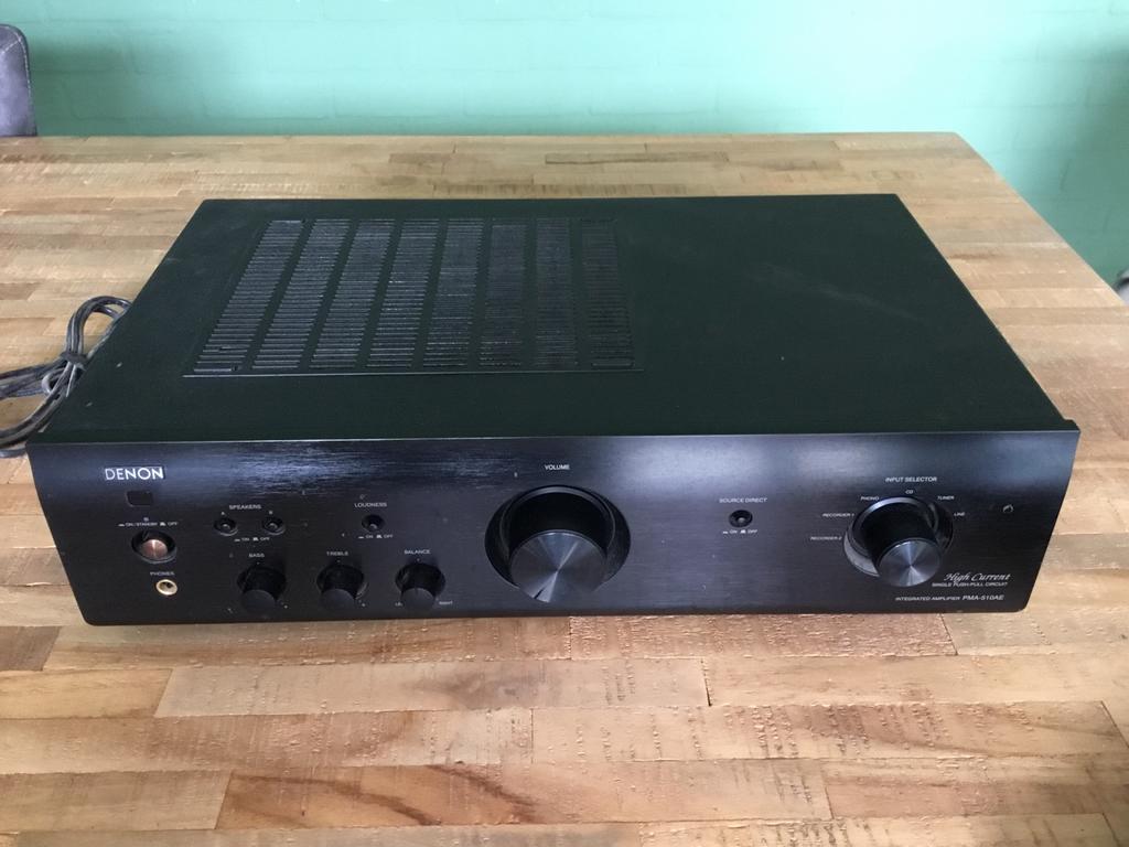 Denon PMA-510AE Stereo Versterker met Afstandsbediening, Audio, Tv en Foto, Versterkers en Receivers, Gebruikt, Denon, Ophalen of Verzenden