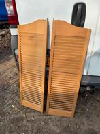Houten louvre deurtjes, Ophalen, Gebruikt, X, X