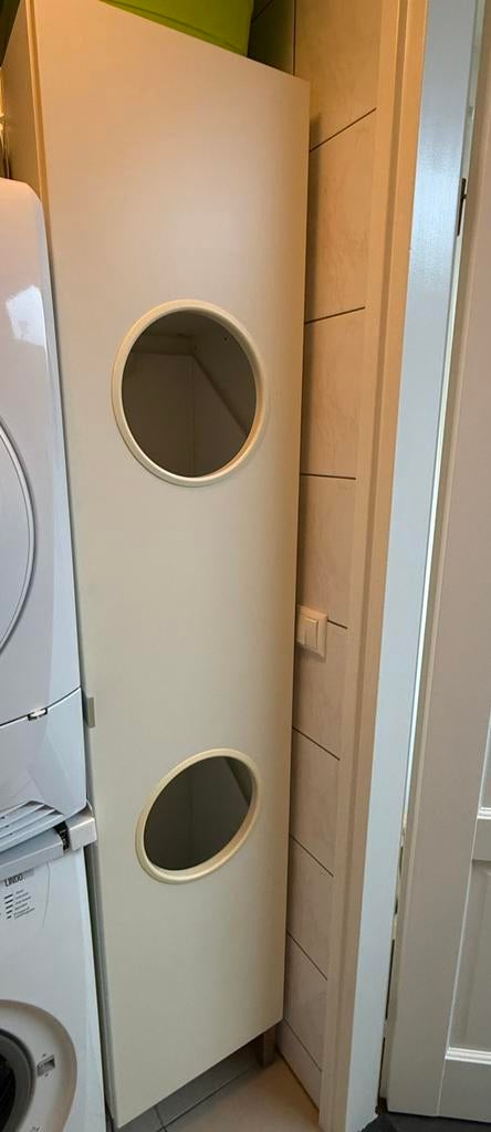 Te koop ikea Nysjön waskast / badkamerkast, Ophalen, Zo goed als nieuw, 25 tot 50 cm, (Half)hoge kast
