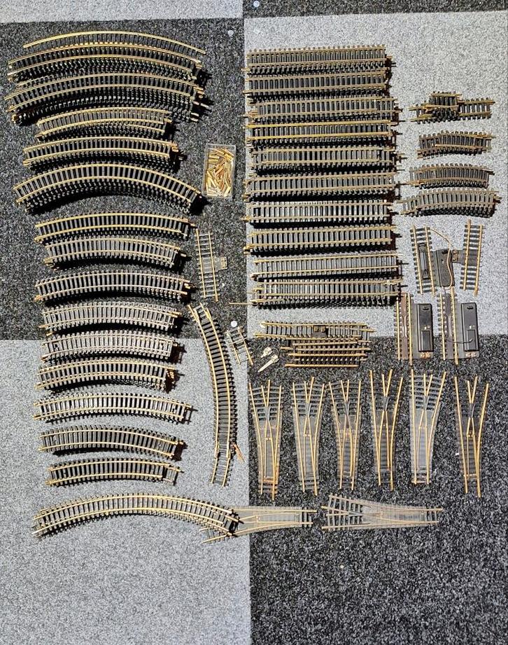 Fleischmann rails h0, Hobby en Vrije tijd, Modeltreinen | H0, Gebruikt, Rails, Gelijkstroom, Fleischmann, Ophalen of Verzenden