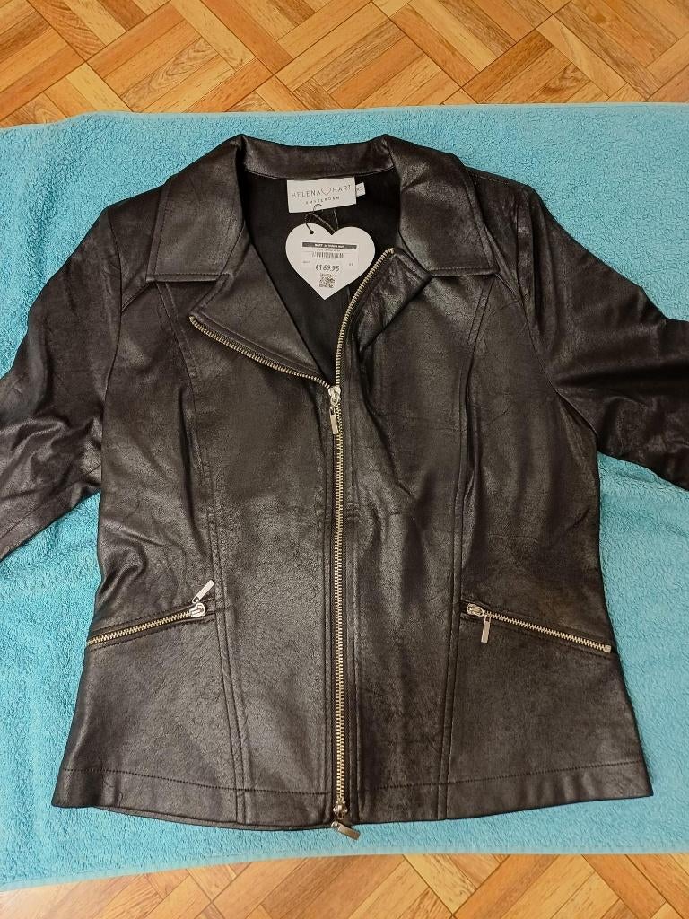 Jasje Helena Hart, zwart lederlook, Kleding | Dames, Verzenden, Zwart, Nieuw, Helena Hart