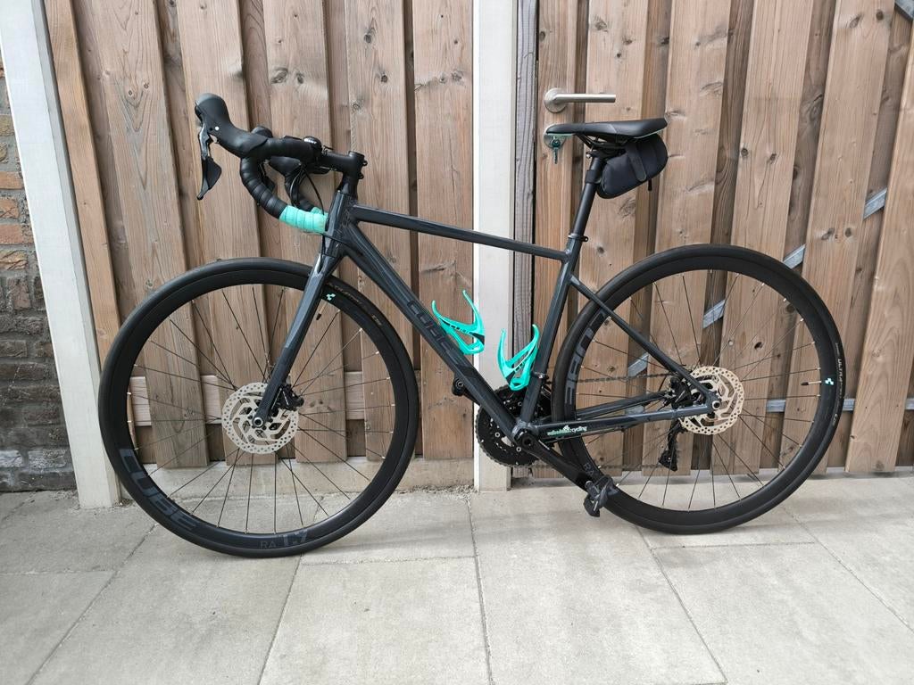 Cube Axial WS Race racefiets - Grijs/Mint 2021 maat 50, 28 inch, Aluminium, 49 tot 53 cm, Zo goed als nieuw