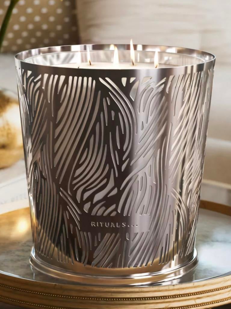 Rituals 2,5 Kilo kaars met sleeve | Black Oudh | Geurkaars, Huis en Inrichting, Ophalen of Verzenden, Nieuw, Overige materialen