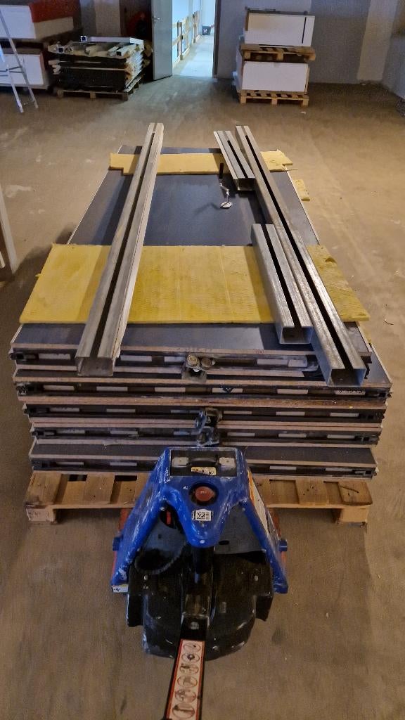 Schuifwand systeemwand scheidingswand merk alco ( 374 ), Doe-het-zelf en Verbouw, Deuren en Horren, Ophalen, Gebruikt, Binnendeur